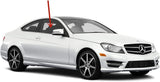 Passenger Right Side Door Window Door Glass Compatible with Mercedes Benz C250 / C350 / C63AMG 2 Door Coupe 2012-2015 Models