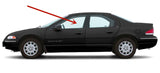 Driver Left Side Front Door Window Door Glass Compatible with Chrysler Cirrus/Dodge Stratus 4 Door Sedan 1995-2000 Models