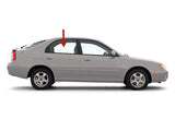 Tempered Passenger Right Side Rear Door Window Door Glass Compatible with Kia Sephia 4 Door Sedan 1998-2001 / Spectra 1.8L Eng 2000-2004 Models