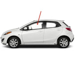 Tempered Driver Left Side Front Door Window Door Glass Compatible with Mazda 2 2011-2015 Models