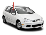 Passenger Right Side Front Door Window Door Glass Compatible with Volkswagen Rabbit 2006-2009 / GTI 2007-2009 4 Door Hatchback Models