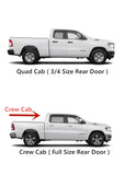OEM Passenger Right Side Rear Door Window Door Glass Compatible with Ram Pickup 4 Door Crew Cab 2019-2022 Models