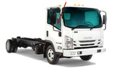 Passenger Right Side Front Door Window Door Glass Compatible with Chevrolet/GMC W3500 W4500 W5500 2008-2010 Models