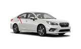 NAGD Passenger Right Side Rear Vent Window Vent Glass Compatible with Subaru Legacy 2015-2019 Models
