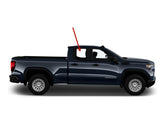 Passenger Right Side Rear Door Window Door Glass Compatible with Chevrolet Silverado/GMC Sierra 1500 4 Door Extended Cab 2019-2022 Models