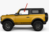 OEM Tempered Driver Left Side Door Window Door Glass Compatible with Ford Bronco 2021-2023 2 Door Models