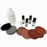 Delta Kits Infinity Professional Headlight Restoration Kit – Trial Size with Water-Based Protective Coating, Clean2Prep Spray, Sanding & Polishing Discs, 4 Single-Use Coating Bottles for Restoring Yellowed, Cloudy & Oxidized Headlights