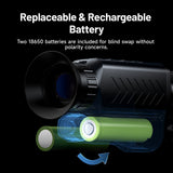 TS005 Advanced Thermal Monocular – 35mm Adjustable Lens, 384x288 IR Resolution, Extended-Range Detection for Wildlife, Search & Rescue, and Outdoor Professionals