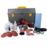Delta Kits ClearPro PLUS Professional Headlight Restoration Kit – 120V Griot’s G8 Random Orbital Sander, Infinity Water-Based Headlight Coating, Complete Sanding & Polishing System for Restoring 60+ Headlights