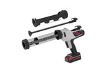 Powerpush by Meritool 6000 Series 20V Cordless AGR Dispenser 400ml Sausage & 10 Oz Cartridge Adhesive Sealant Caulking Gun 1000lb Force Professional Tool SKU: 6000-410A-20V