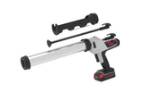 Powerpush by Meritool 6000 Series 20V Cordless Dispenser 600ml Sausage & 10 Oz Cartridge Adhesive Sealant Caulking Gun 1000lb Force Professional Kit SKU: 6000-610A-20V