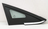 OE Chrome Moulding Style Passenger Right Side Front Vent Window Vent Glass Compatible with Ford Fiesta 2011-2019 Models