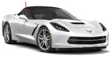 Passenger Right Side Door Window Door Glass Compatible with Chevrolet Corvette 2 Door Convertible 2014-2019 Models
