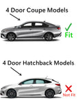 Heated Back Window Back Glass Compatible with Kia Forte 2019-2023 4-Door Sedan Models