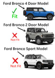 OEM Tempered Passenger Right Side Front Door Window Door Glass Compatible with Ford Bronco 2021-2023 4 Door Models