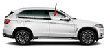 Passenger Right Side Front Door Window Door Glass Compatible with BMW X5 / X5 Hybrid 2014-2018 Models