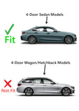 Tempered Passenger Right Side Front Door Window Door Glass Compatible with BMW 3-Series 320i 330i 330e 4-Door Sedan 2019-2024 Models