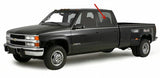 Driver Left Side Rear Door Window Door Glass Compatible with Chevrolet Pickup/GMC Pickup C2500 K2500 C3500 K3500 Pickup 4 Door Crew Cab 1993-2000 Models