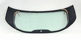 Heated Back Window Back Glass Compatible with Ford C-MAX 2013 Models