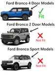 OEM Tempered Driver Left Side Front Door Window Door Glass Compatible with Ford Bronco 2021-2023 4 Door Models