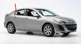 Passenger Right Side Rear Vent Window Vent Glass Compatible with Mazda 3 4 Door Sedan 2010-2013 Models