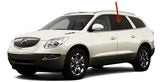 Driver Left Side Rear Door Window Door Glass Compatible with Buick Enclave 2008-2017 Models
