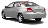 Driver Left Side Rear Vent Window Vent Glass Compatible with Toyota Yaris 4 Door Sedan 2007-2012 Models