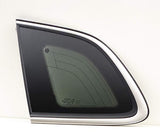 OE Chrome Moulding W/Antenna Style Privacy Driver Left Side Quarter Window Glass Compatible with Jeep Cherokee 2014-2018 Models