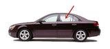 Driver Left Side Rear Door Window Door Glass Compatible with Hyundai Sonata 4 Door Sedan 2006-2010 Models