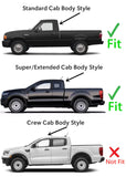 Driver Left Side Front Door Window Door Glass Compatible with Ford Ranger Pickup 2 Door Super/Standard Cab 2019-2022 Models