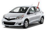 Driver Left Side Rear Door Window Door Glass Compatible with Toyota Yaris 4 Door Sedan 2007-2012 Models
