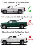 Driver Left Side Door Window Door Glass Compatible with Chevrolet Silverado/GMC Sierra 1500 2 Door Standard Cab 2014-2018 Models/2500 3500 2 Door Standard Cab 2015-2019 Models