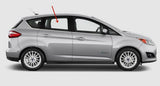 Passenger Right Side Rear Door Window Door Glass Compatible with Ford C-MAX 2013-2018 Models