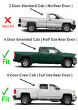 Passenger Right Side Front Door Window Door Glass Compatible with Chevrolet Silverado/GMC Sierra 1500 4 DR Pickup 2014-2018 Models/ 2500 3500 2015-2019 Models/ 4500 5500 6500 4 Door Pickup 2019-2021