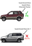Factory Privacy Tinted Tempered Driver Left Side Rear Door Window Door Glass Compatible with Chevrolet Tracker/Suzuki Grand Vitara/Suzuki Vitara 1999-2005 Models (Not For Grand Vitara XL-7)