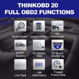 ThinkCar ThinkOBD 20 - Automotive Code Reader, OBD2 Scanner, Check Engine Light, Emissions Scanner, Live Data Stream, Smog Check