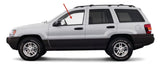 Driver Left Side Front Door Window Door Glass Compatible with Jeep Grand Cherokee 1999-2004 Models