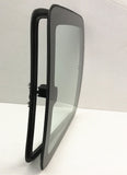 Movable Passenger Right Side Rear Quarter Window Quarter Glass With Frame & Latch Compatible with GMC Sierra Pickup 2 Door Extended Cab 1999-2006 Models