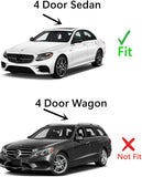 Driver Left Side Rear Door Window Door Glass Compatible with Mercedes Benz E300 E43AMG 2017-2019 / E350 2020-2022 / E53AMG 2019-2022 4-Door Sedan Models