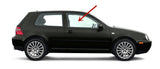 Passenger Right Side Door Window Door Glass Compatible with Volkswagen GTI 1999-2005 / Golf 2000-2005 / R32 2004-2005 2 Door Hatchback Models