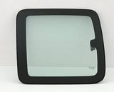 Movable Driver Left Side Rear Quarter Window Quarter Glass With Frame & Latch Compatible with Chevrolet Silverado Pickup 2 Door Extended Cab 1999-2006 Models
