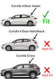 Rear Heated Back Window Back Glass Compatible with Toyota Corolla 4 Door Sedan 2020-2022 Models