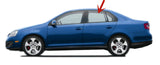 Driver Left Side Rear Door Window Door Glass Compatible with Volkswagen Jetta 2006-2010 / Jetta (New) 2005 / GLI 2008-2010 4 Door Sedan Models