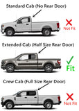 Driver Left Side Rear Door Window Door Glass Compatible with Ford F150 2015-2020 2 Door Super Cab Models/Ford F250 F350 F450 F550 2017-2022 2 Door Super Cab Models
