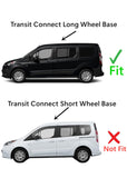 Driver Left Side Rear Vent Window Vent Glass Compatible with Ford Transit Connect Long Wheel Base Mini Van 2014-2022 Models