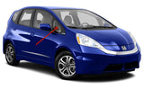 Passenger Right Side Front Vent Window Vent Glass Compatible with Honda Fit / Fit EV 4 Door Hatchback 2009-2014 Models