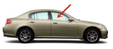 Passenger Right Side Front Door Window Door Glass Compatible with 2003-2006 Infiniti G35 4 Door Sedan