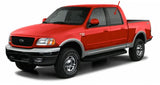 Driver Left Side Rear Door Window Door Glass Compatible with Ford F150 Pickup/Lincoln Blackwood 4 Door Crew Cab 2001-2003 Models