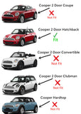 Heated Back Window Back Glass with 2 Connector Leads Compatible with Mini Cooper 2 Door Hatchback 2010-2015 Models