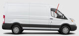 Passenger Right Side Front Door Window Door Glass Compatible with Ford Transit 110.2'' (High-Roof) 100.8'' (Mid-Roof) Van 2015-2022 Models